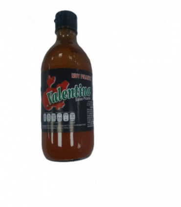 foto de Salsa valentina 370mL etiqueta negra muy picante