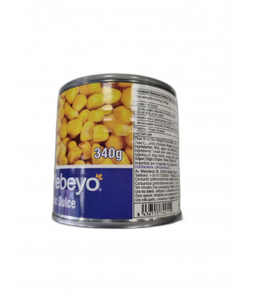 Maíz Dulce El Plebeyo 340g - Granos de Maíz Tierno en Lata